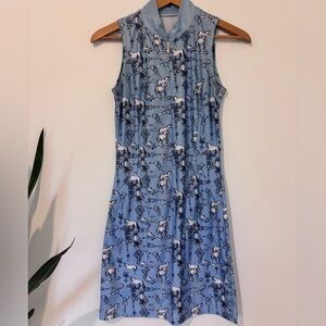 Espoir Somerset Equestrian Trading Sky Blue Carnival Golf Dress Small